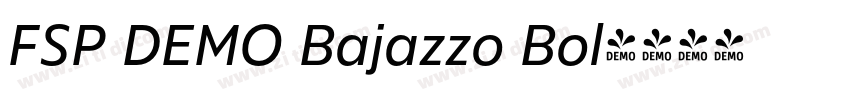 FSP DEMO Bajazzo Bol字体转换